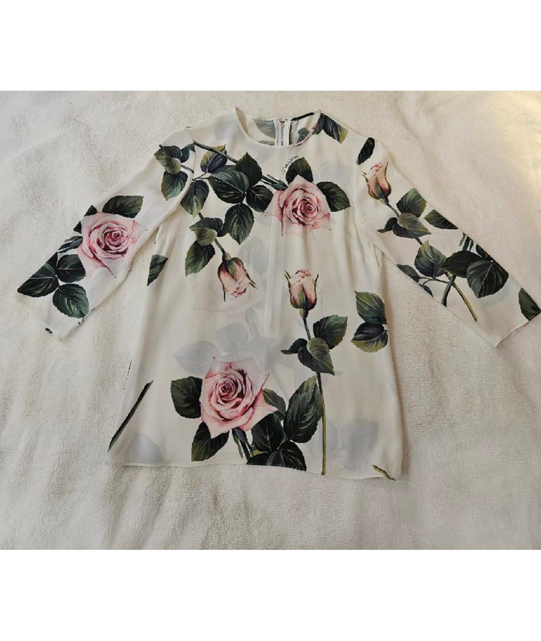 DOLCE&GABBANA Мульти шелковая блузы, фото 8