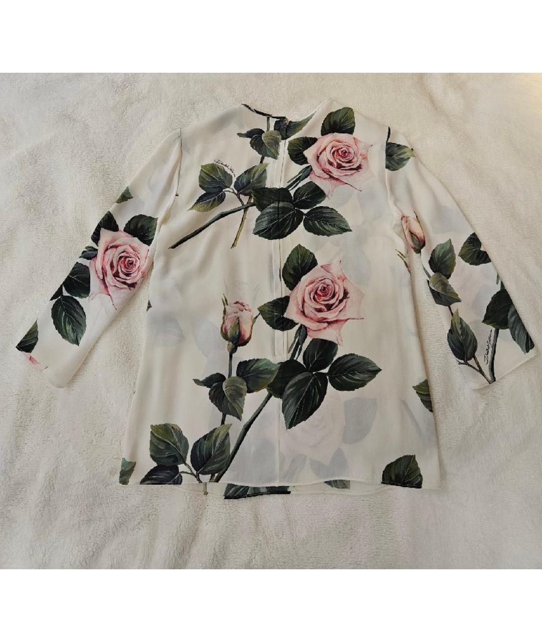 DOLCE&GABBANA Мульти шелковая блузы, фото 2