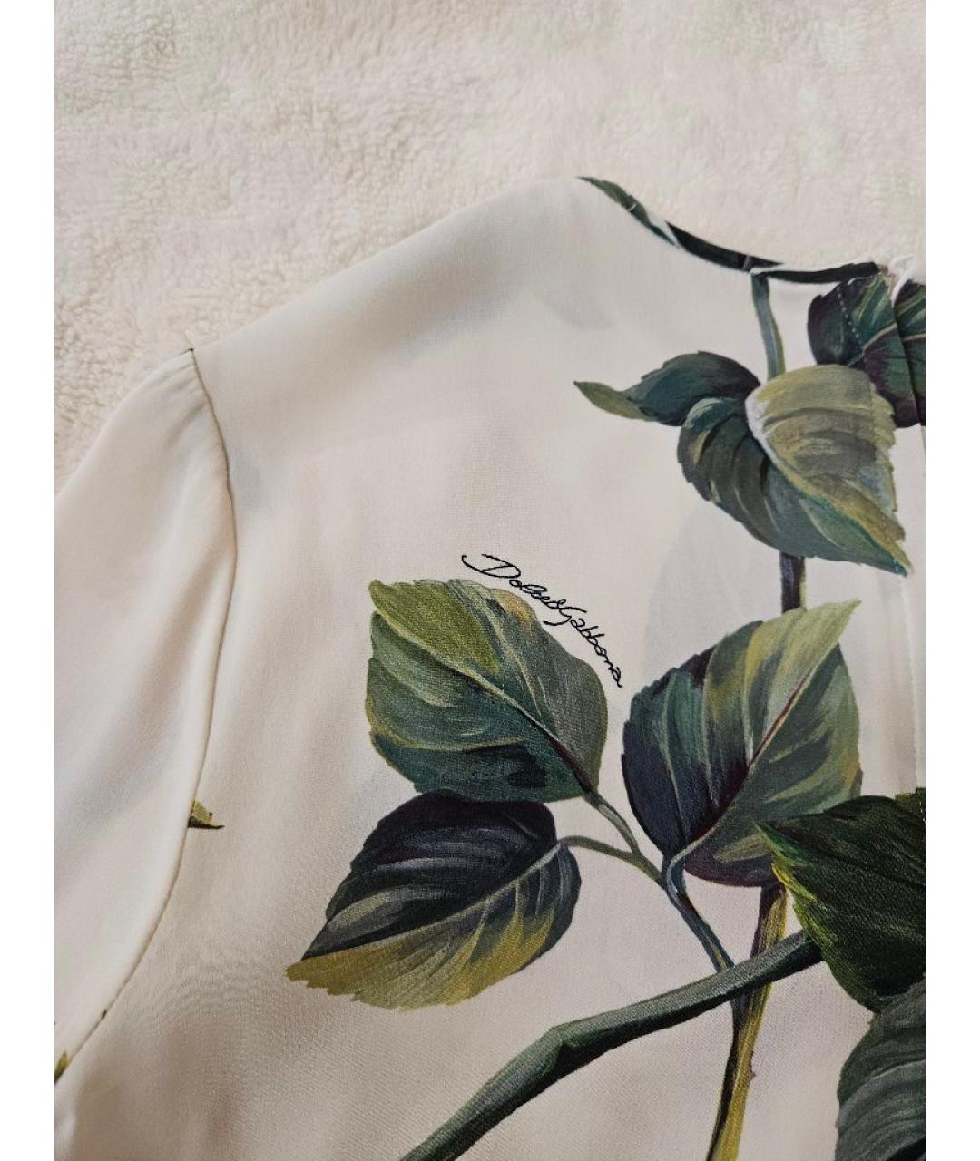 DOLCE&GABBANA Мульти шелковая блузы, фото 7
