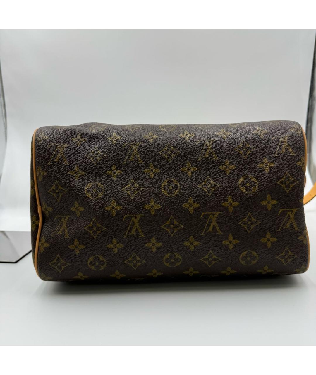 LOUIS VUITTON Кожаная сумка с короткими ручками, фото 6