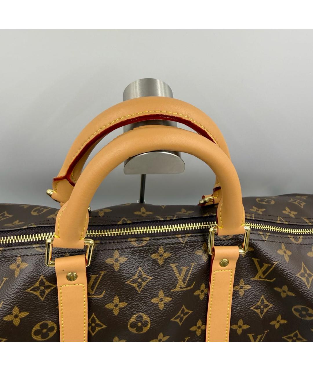 LOUIS VUITTON Кожаная дорожная/спортивная сумка, фото 2