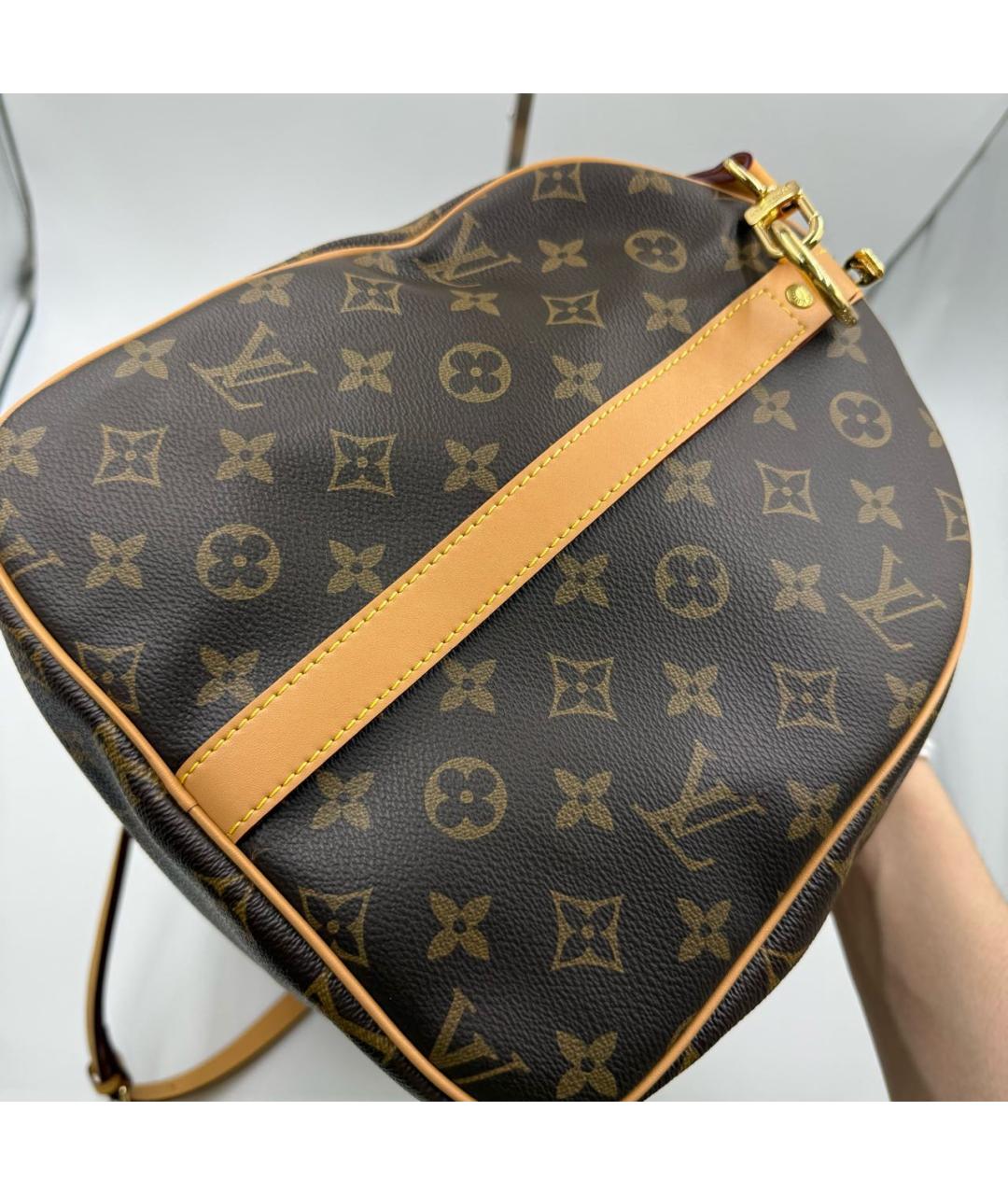 LOUIS VUITTON Кожаная дорожная/спортивная сумка, фото 4