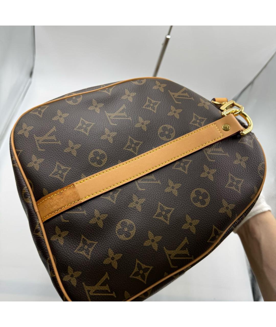 LOUIS VUITTON Кожаная дорожная/спортивная сумка, фото 5
