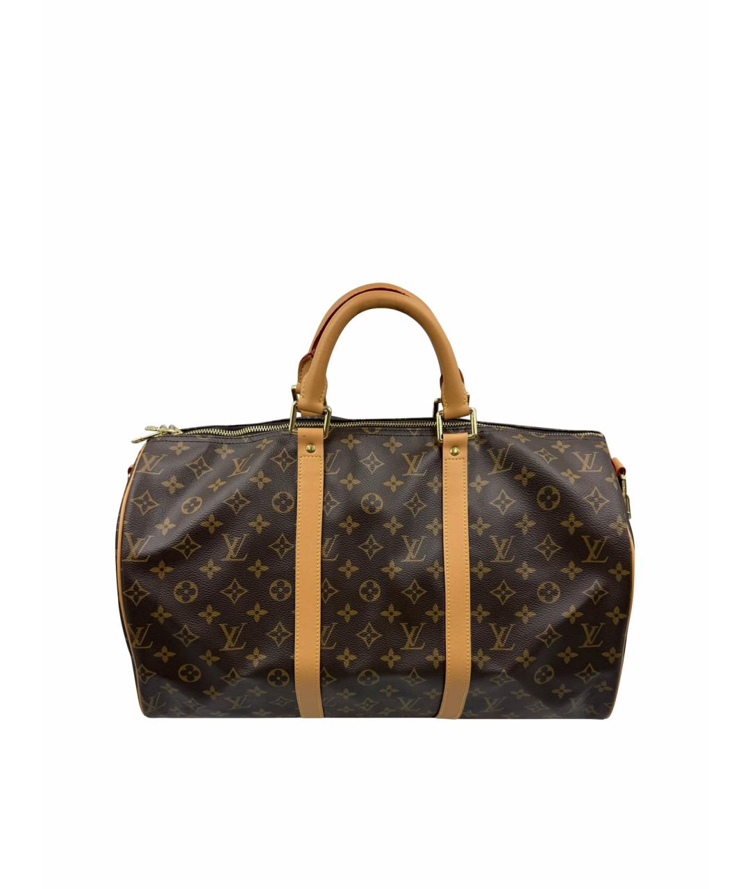 LOUIS VUITTON Кожаная дорожная/спортивная сумка, фото 1