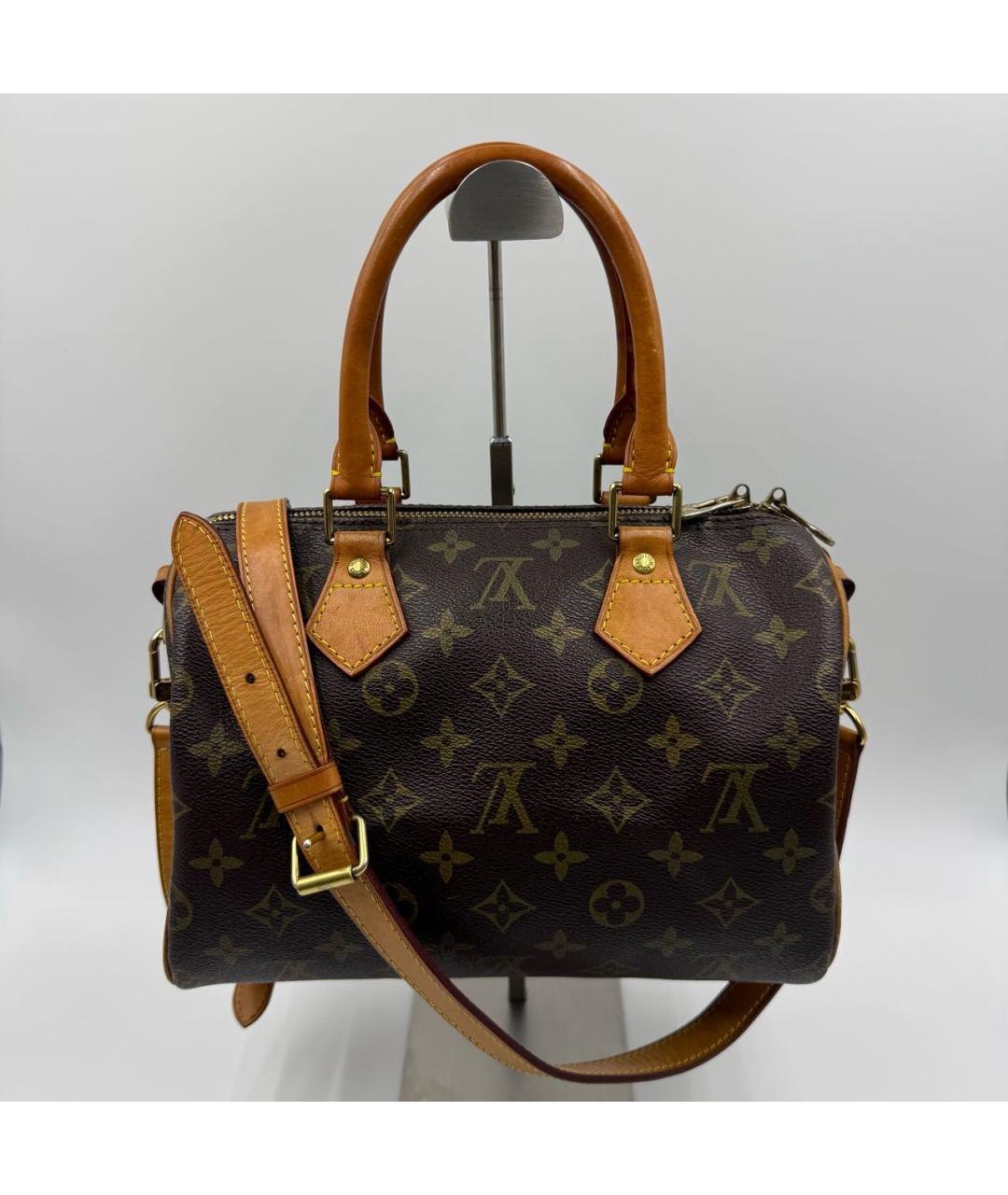 LOUIS VUITTON Кожаная сумка с короткими ручками, фото 9