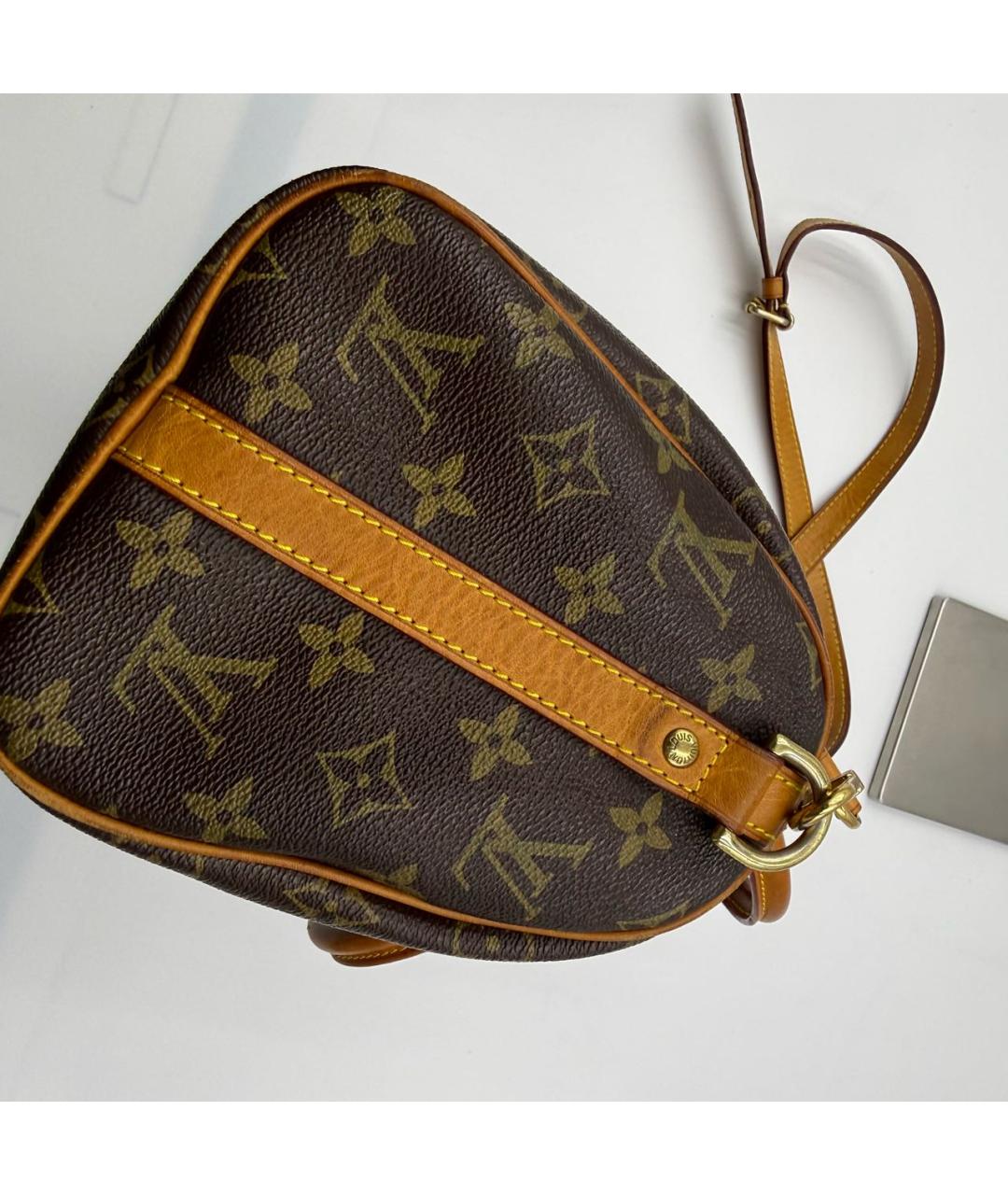 LOUIS VUITTON Кожаная сумка с короткими ручками, фото 5