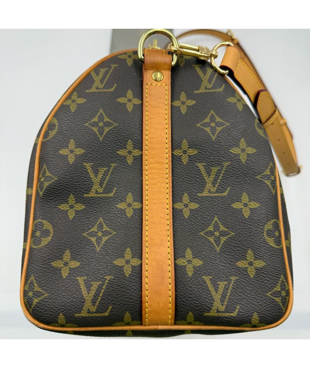 LOUIS VUITTON Кожаная сумка с короткими ручками, фото 3