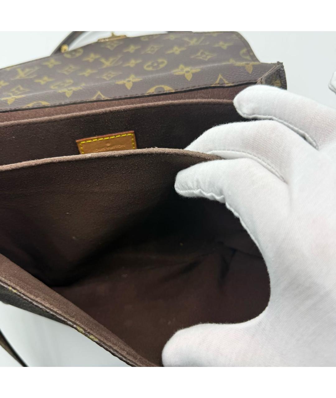 LOUIS VUITTON Кожаная сумка через плечо, фото 7