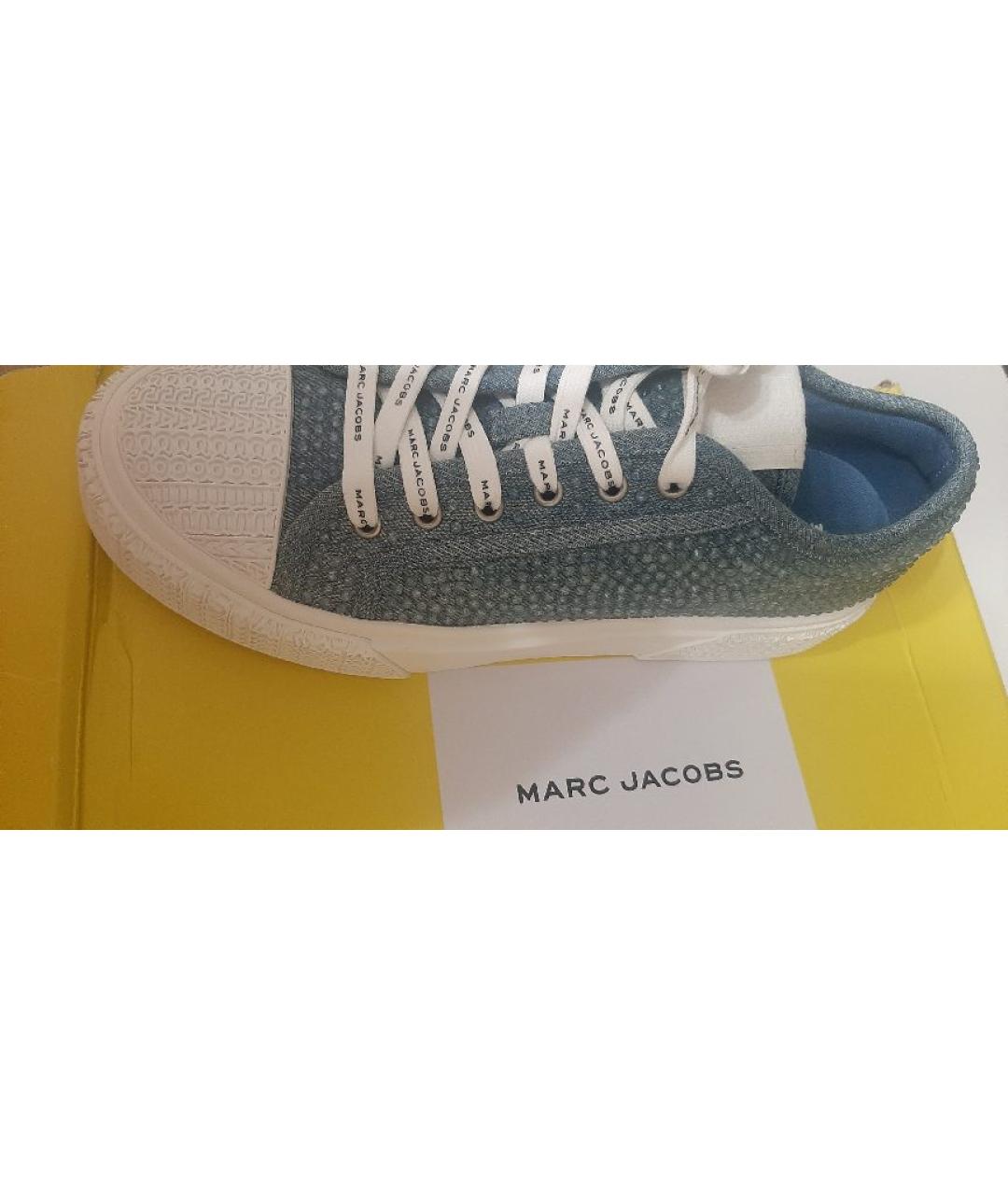 MARC JACOBS Голубые текстильные кеды, фото 9