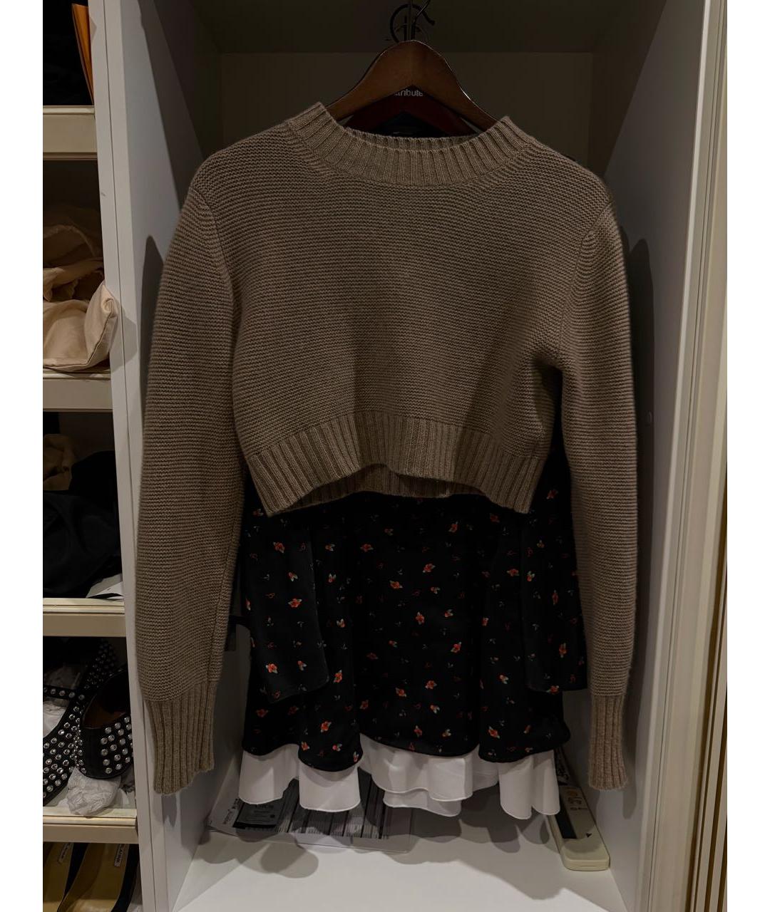 MAX MARA Бежевый кашемировый джемпер / свитер, фото 4