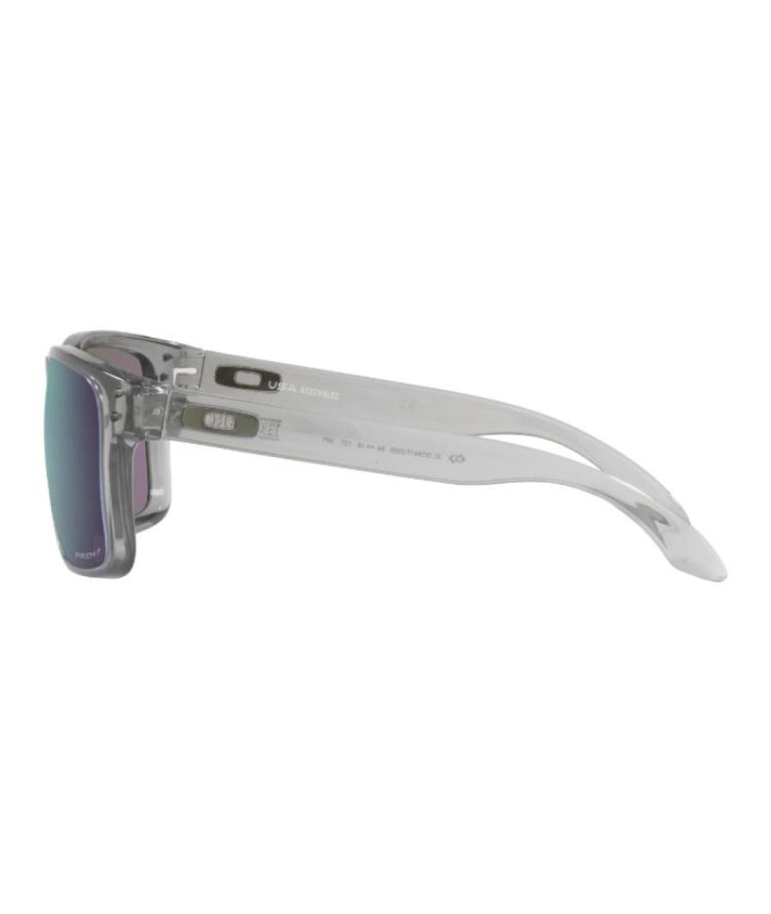 OAKLEY Серые пластиковые солнцезащитные очки, фото 3