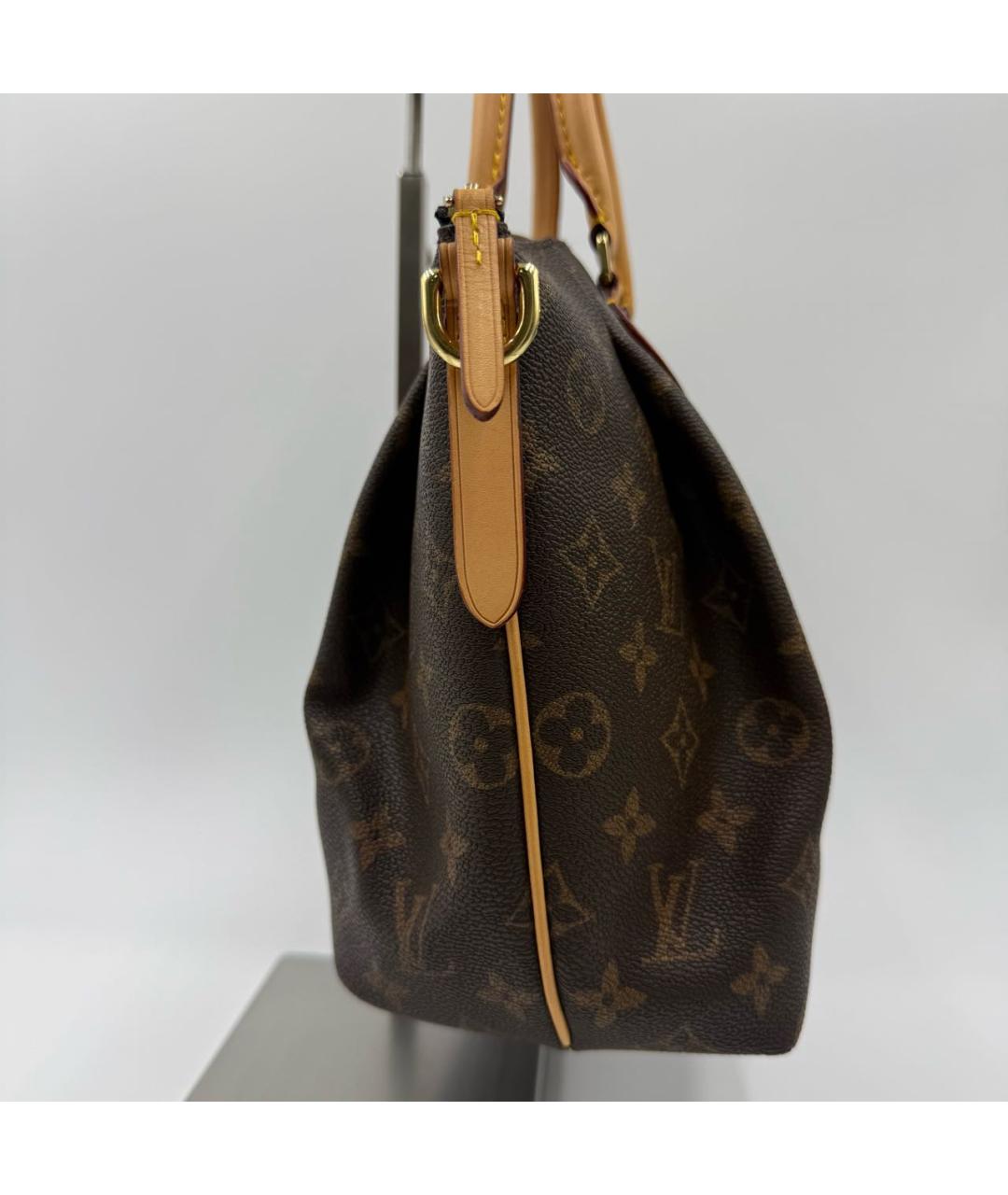 LOUIS VUITTON Кожаная сумка с короткими ручками, фото 3
