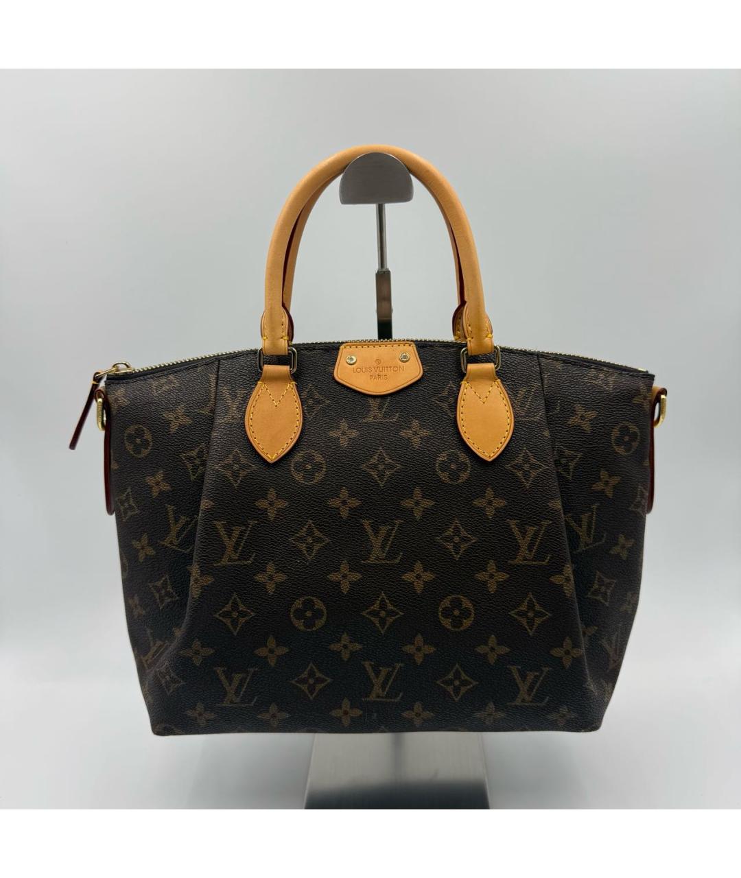LOUIS VUITTON Кожаная сумка с короткими ручками, фото 9