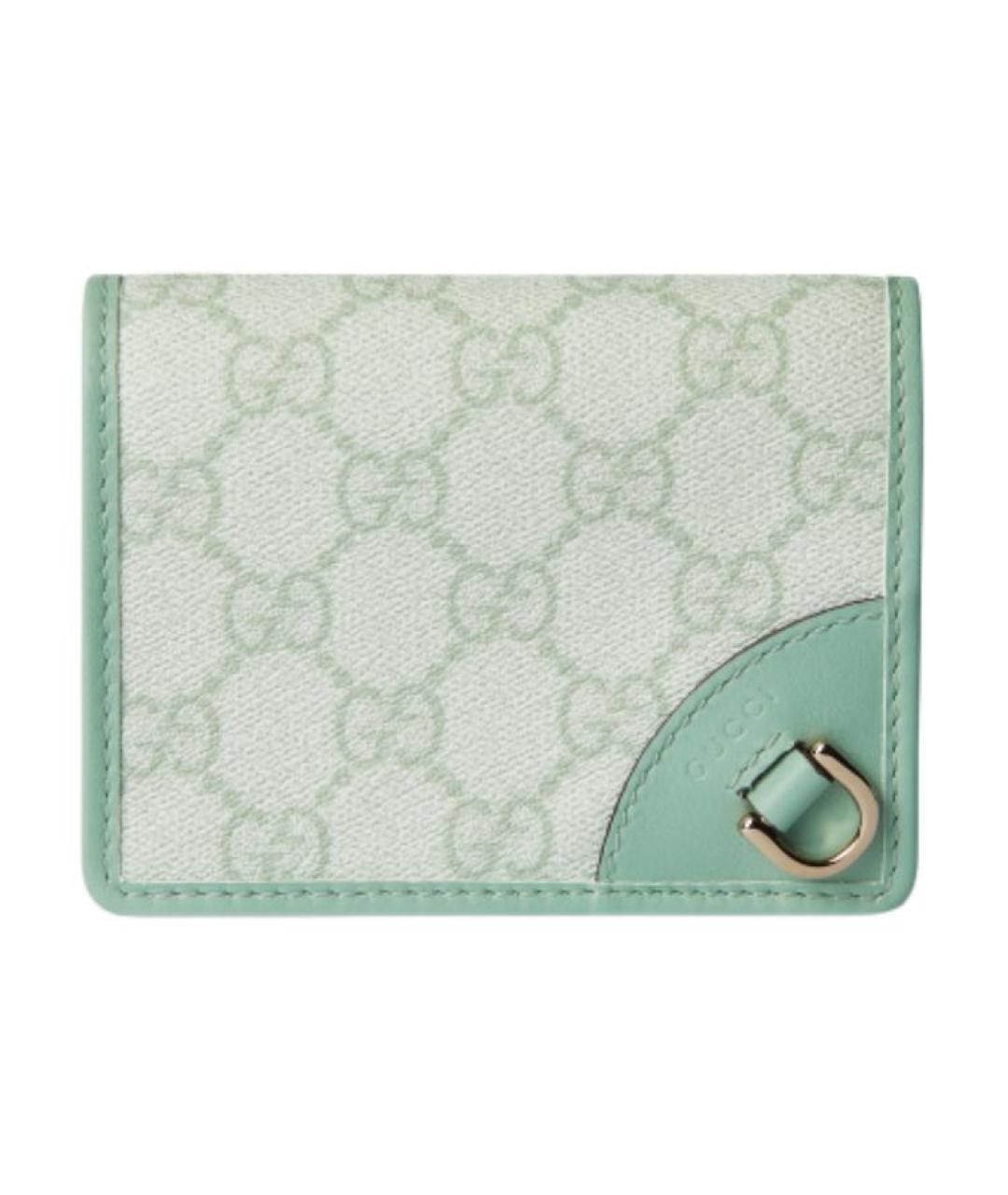 GUCCI Салатовый кошелек, фото 1