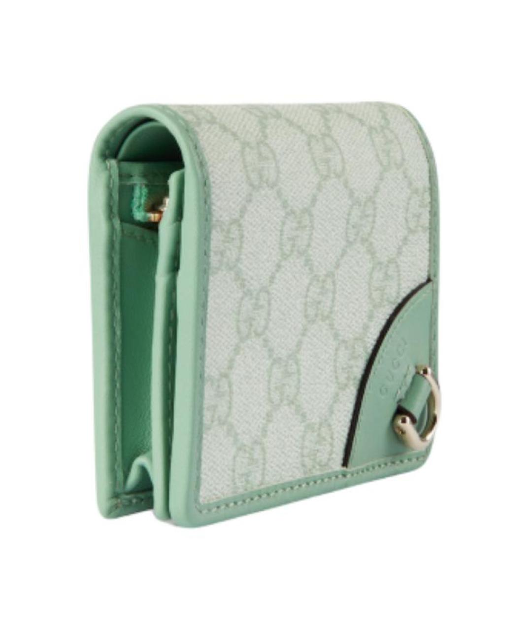 GUCCI Салатовый кошелек, фото 2
