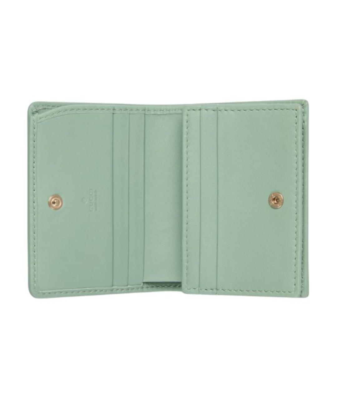 GUCCI Салатовый кошелек, фото 4