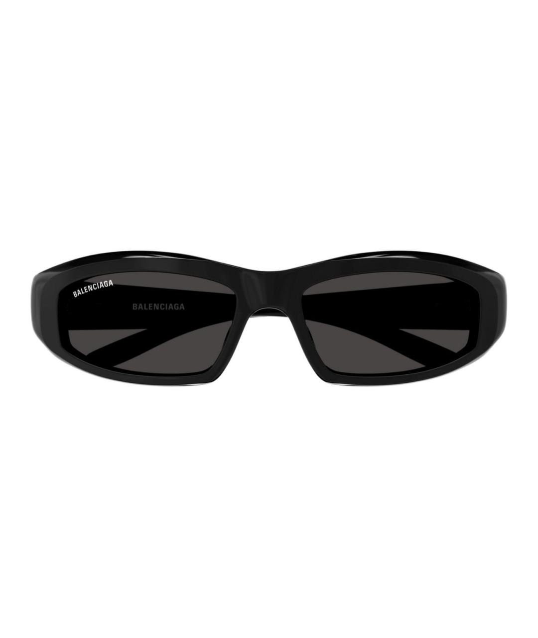 BALENCIAGA Черные пластиковые солнцезащитные очки, фото 2