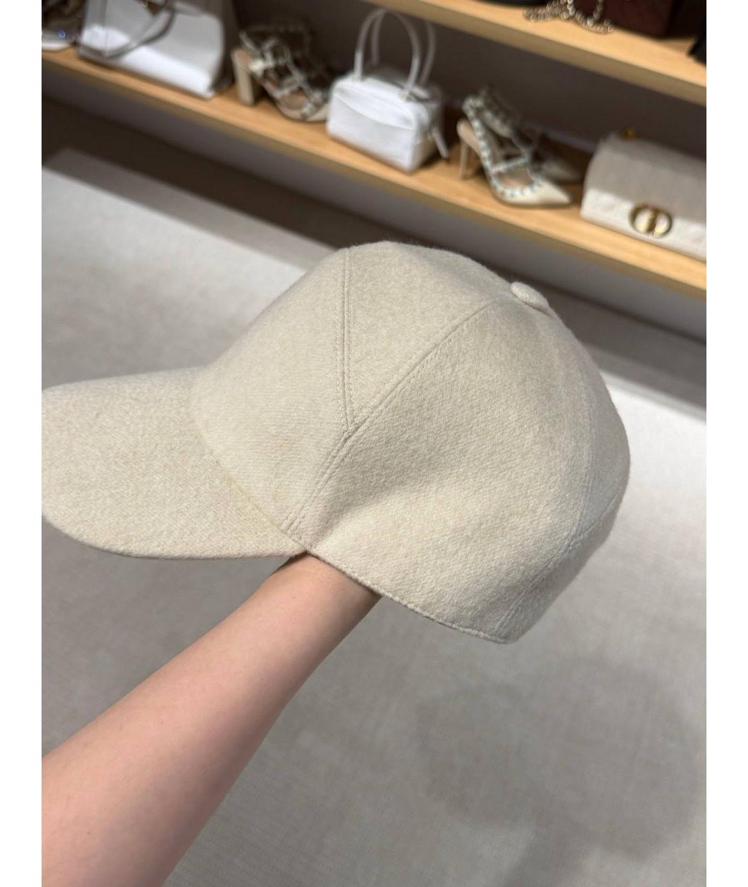 LORO PIANA Бежевая кепка, фото 2