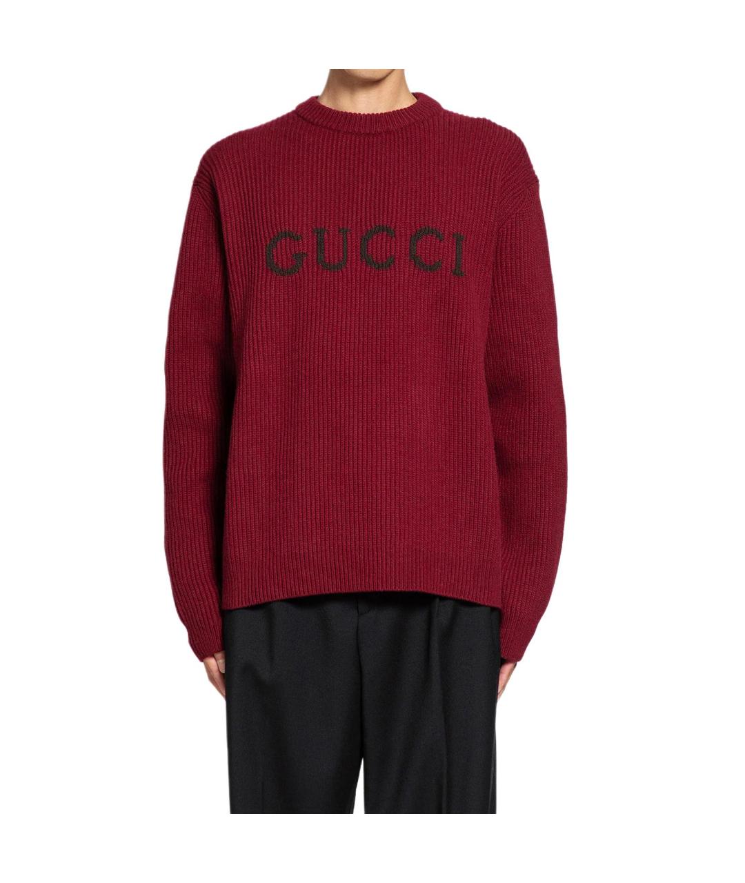 GUCCI Красный джемпер / свитер, фото 3