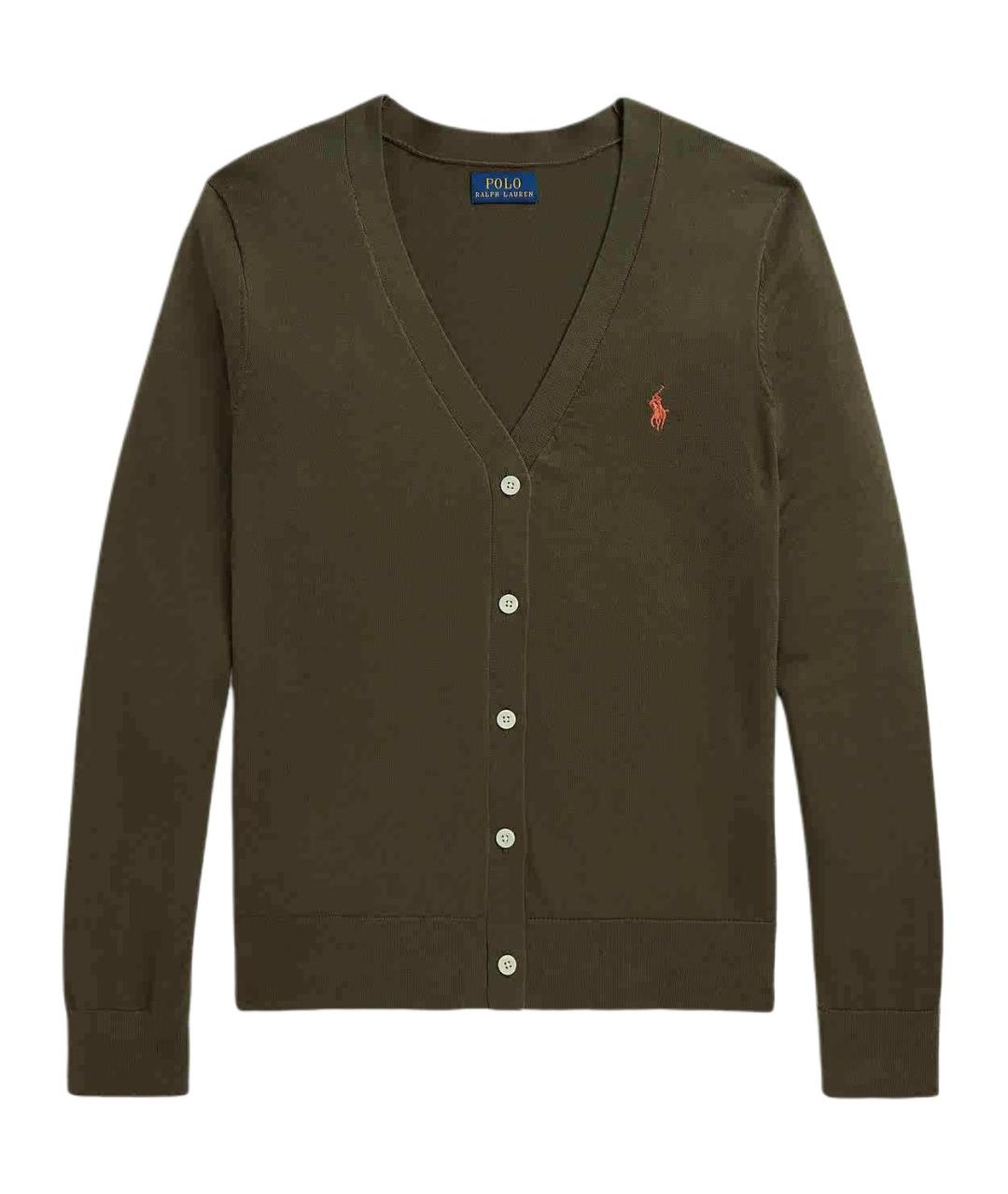 POLO RALPH LAUREN Зеленый кардиган, фото 1