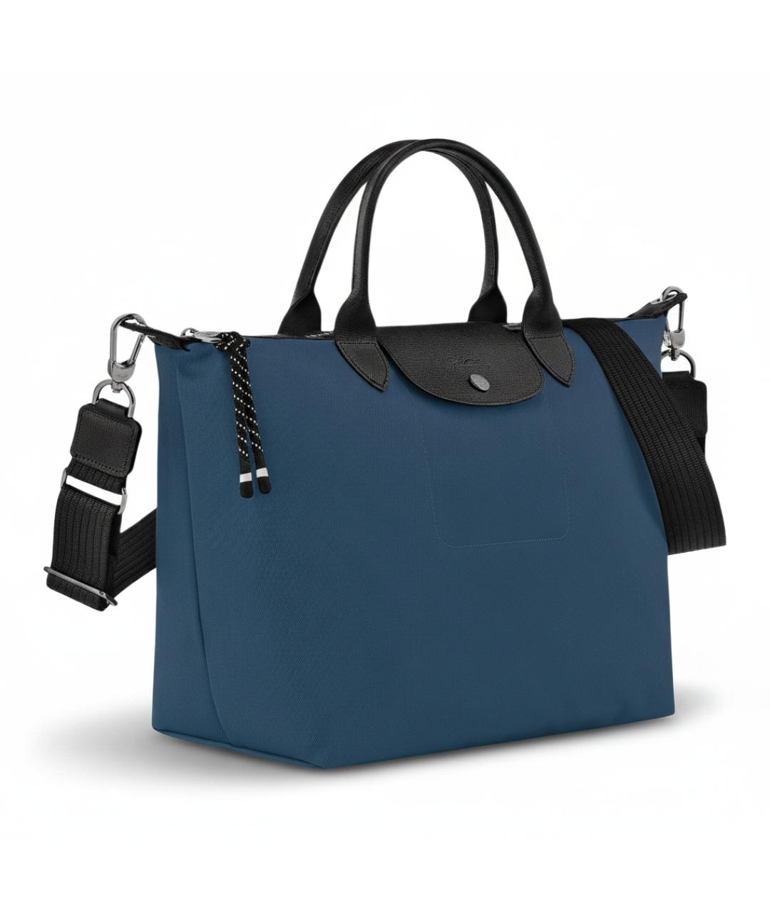 LONGCHAMP Синяя сумка тоут, фото 2
