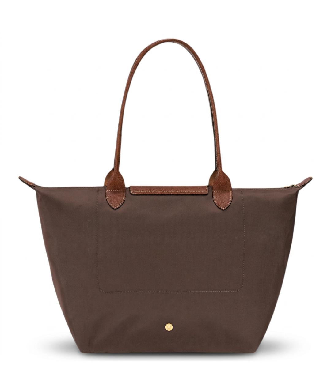 LONGCHAMP Коричневая синтетическая сумка через плечо, фото 3