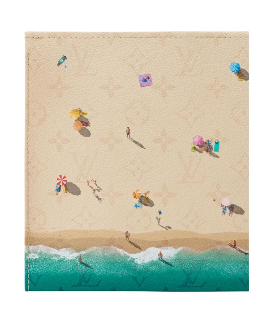 LOUIS VUITTON Бежевая косметичка, фото 5