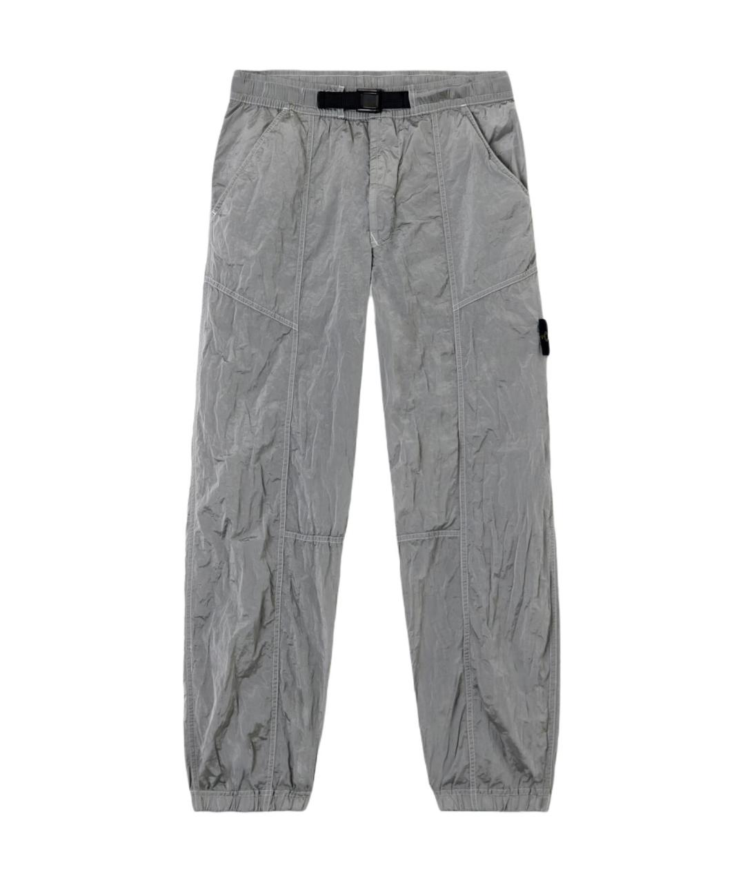 STONE ISLAND Серые брюки чинос, фото 1
