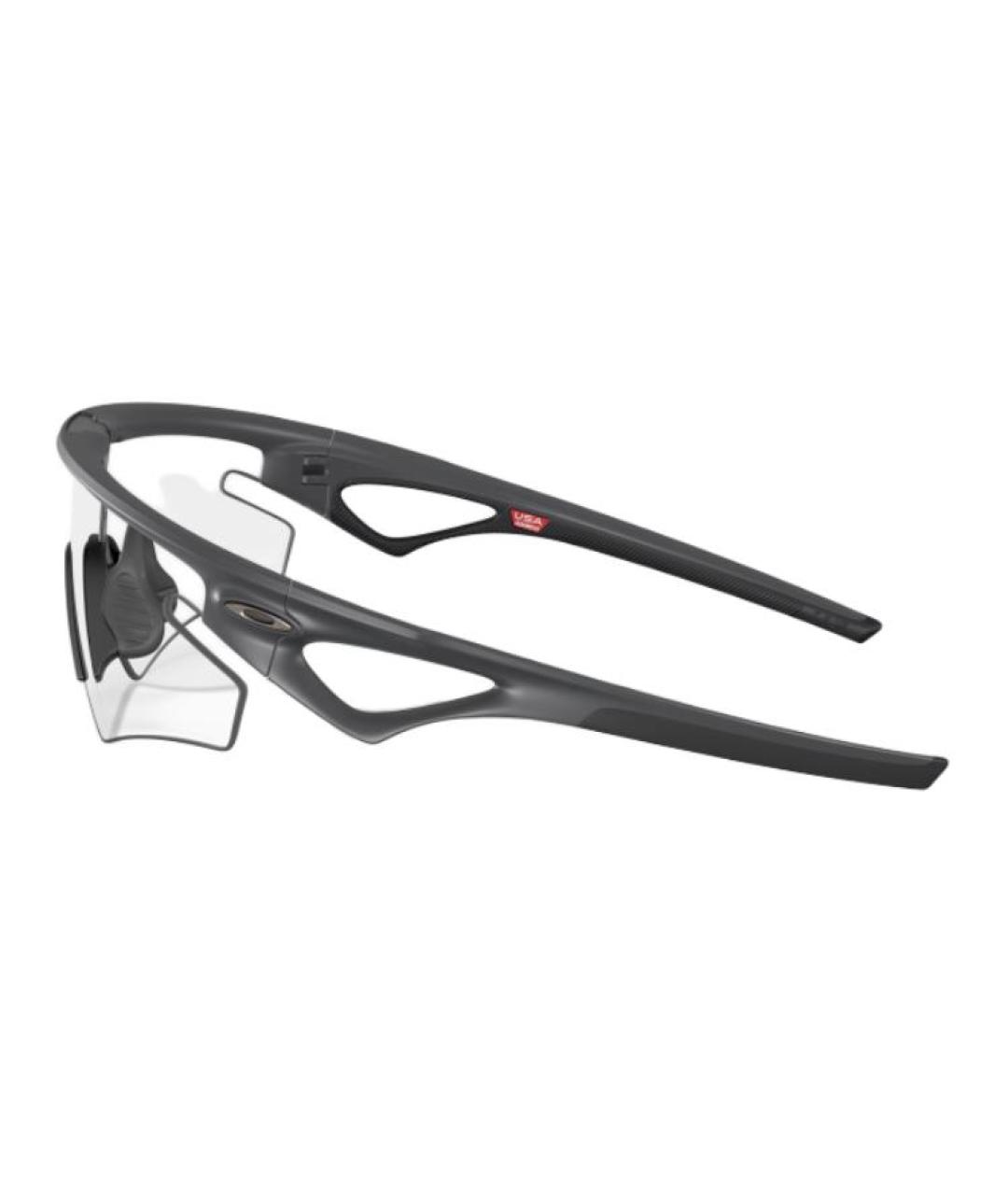 OAKLEY Черные пластиковые солнцезащитные очки, фото 4