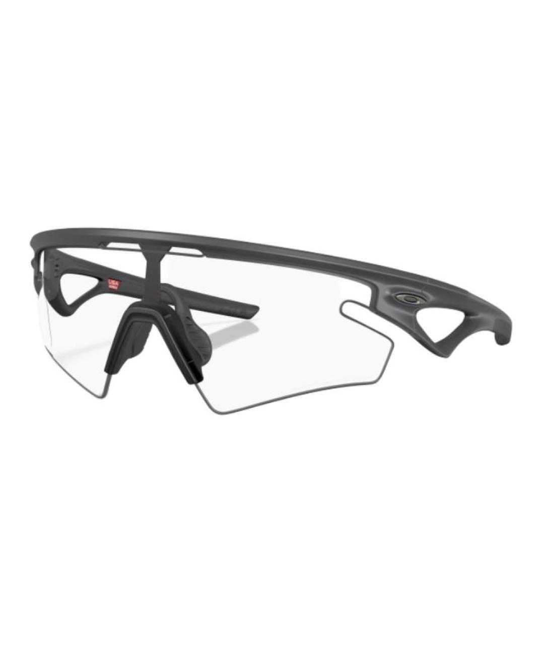 OAKLEY Черные пластиковые солнцезащитные очки, фото 1
