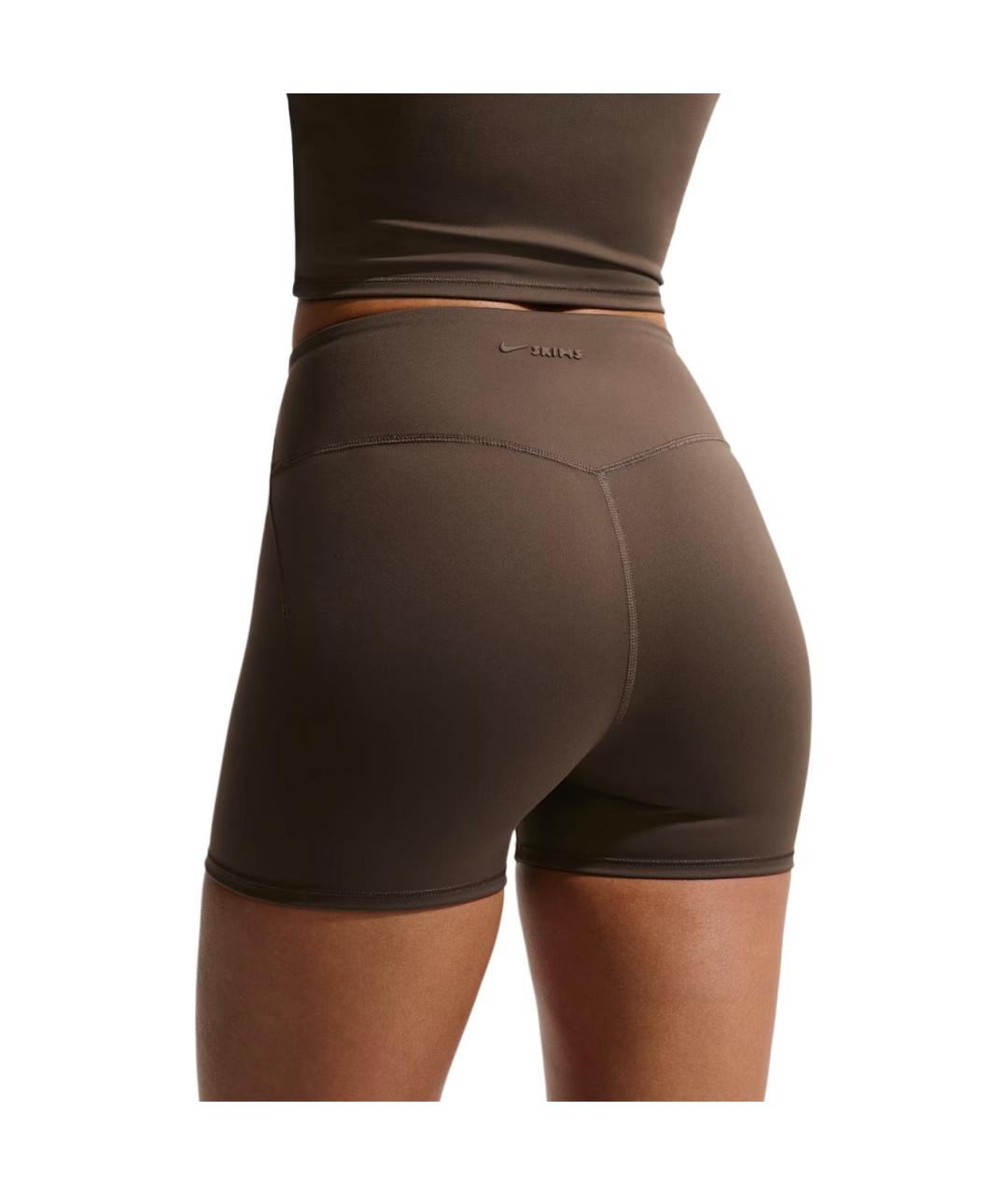 NIKE Коричневые спортивные брюки и шорты, фото 2