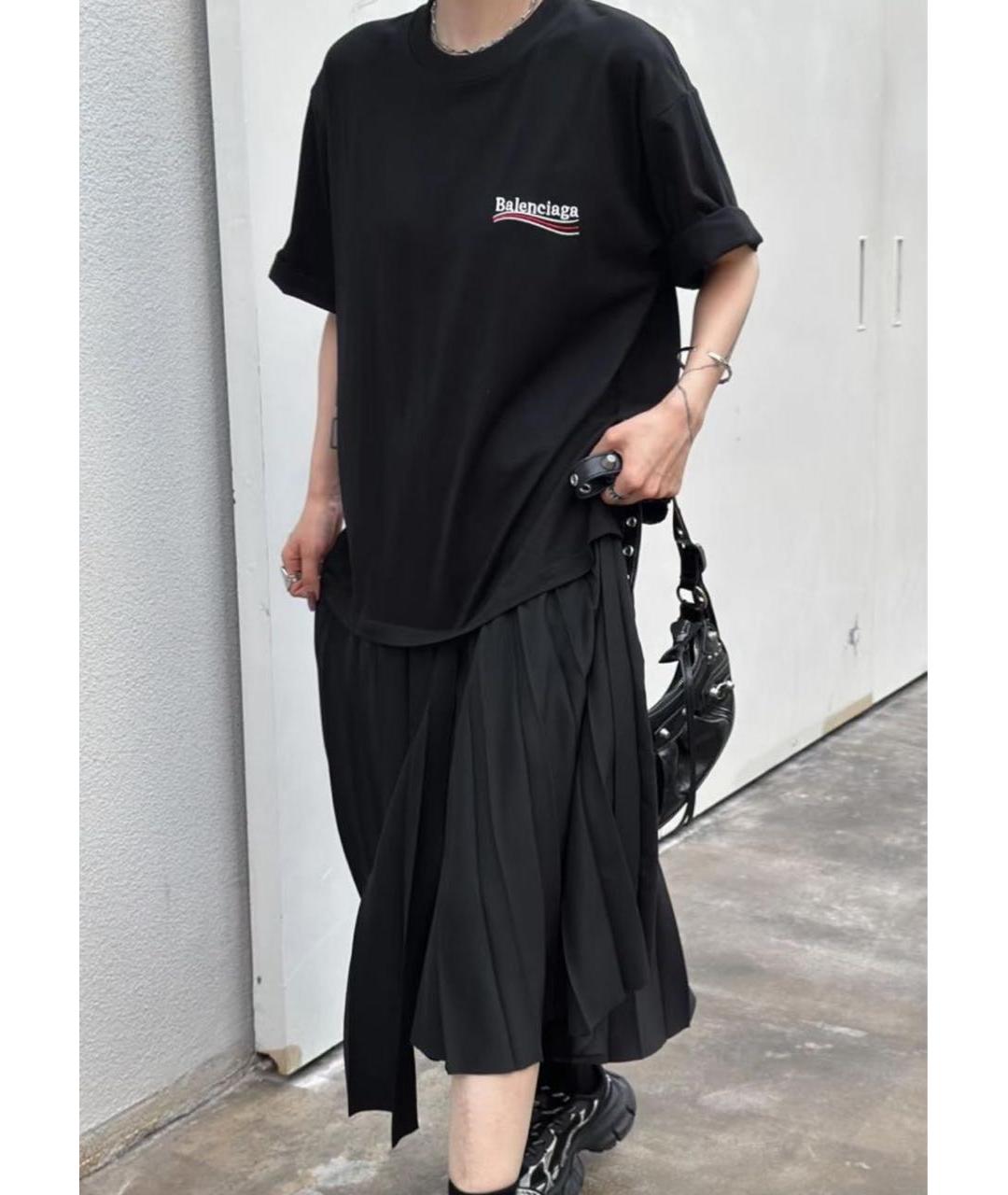 BALENCIAGA Черное повседневное платье, фото 5