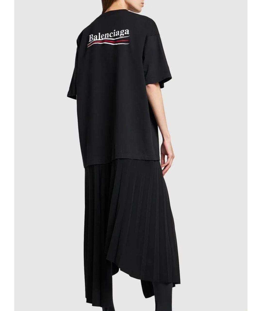 BALENCIAGA Черное повседневное платье, фото 2
