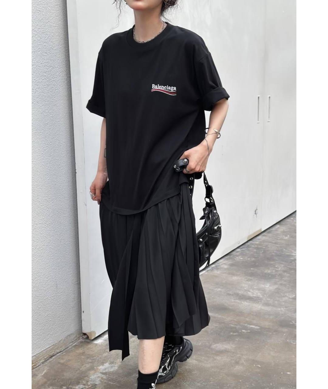 BALENCIAGA Черное повседневное платье, фото 3