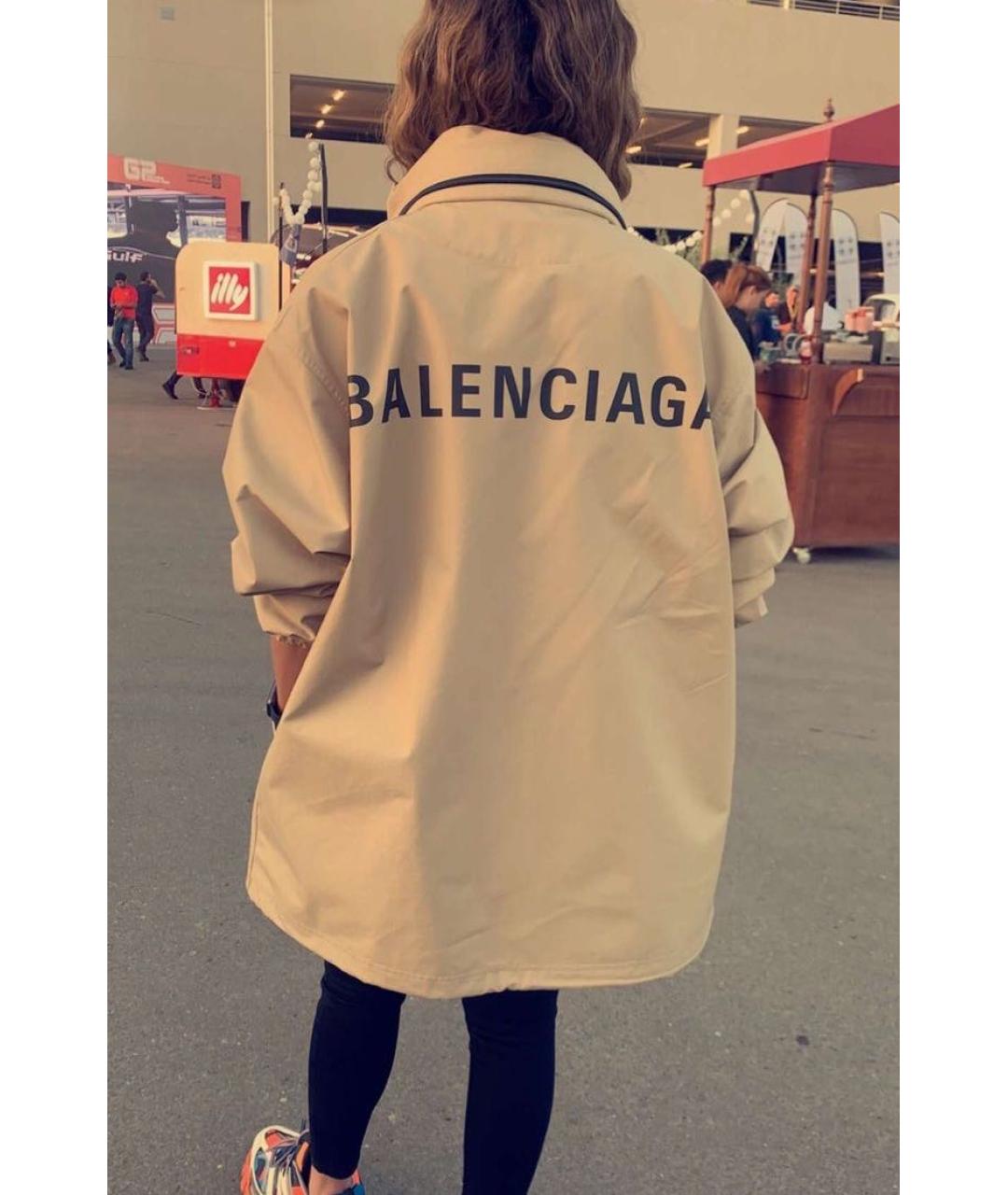 BALENCIAGA Бежевая парка, фото 5