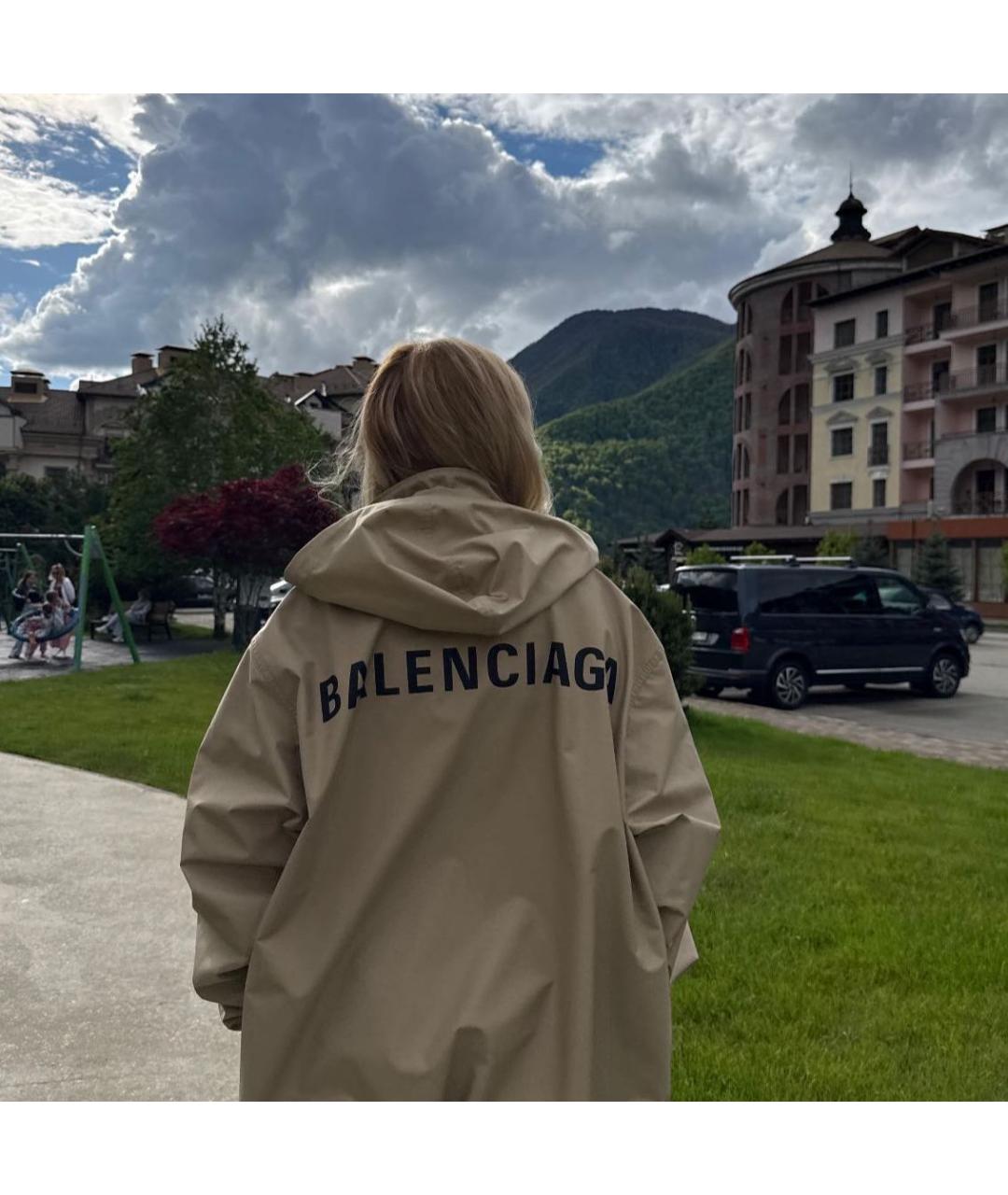 BALENCIAGA Бежевая парка, фото 2