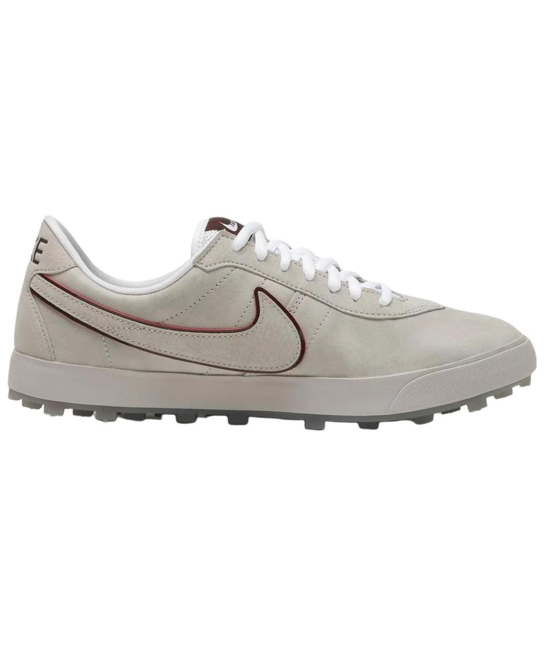 NIKE Серые кожаные кроссовки, фото 2