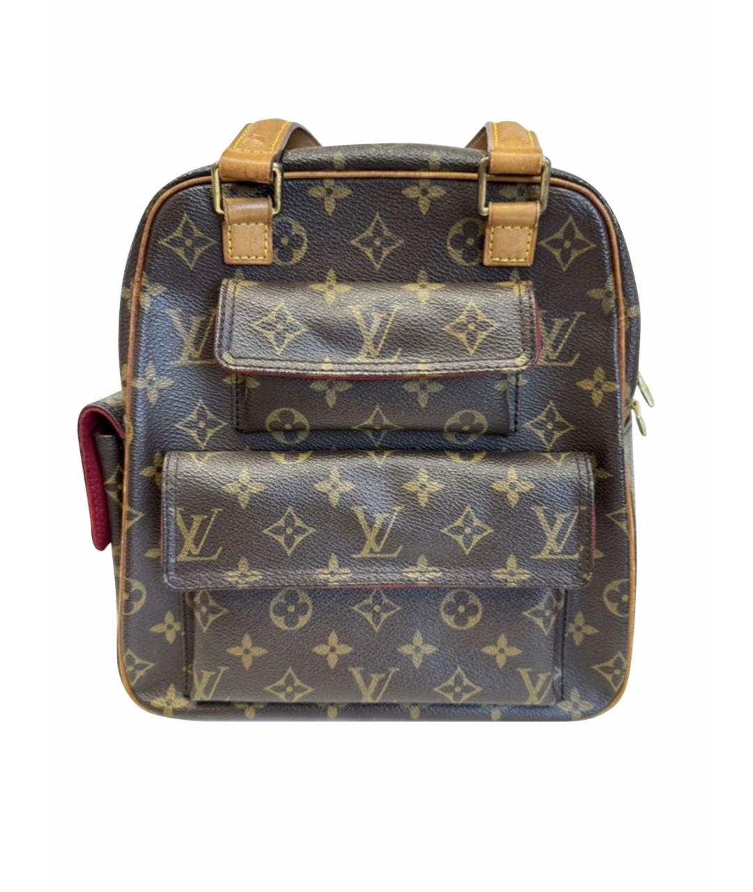 LOUIS VUITTON Коричневая сумка с короткими ручками, фото 1