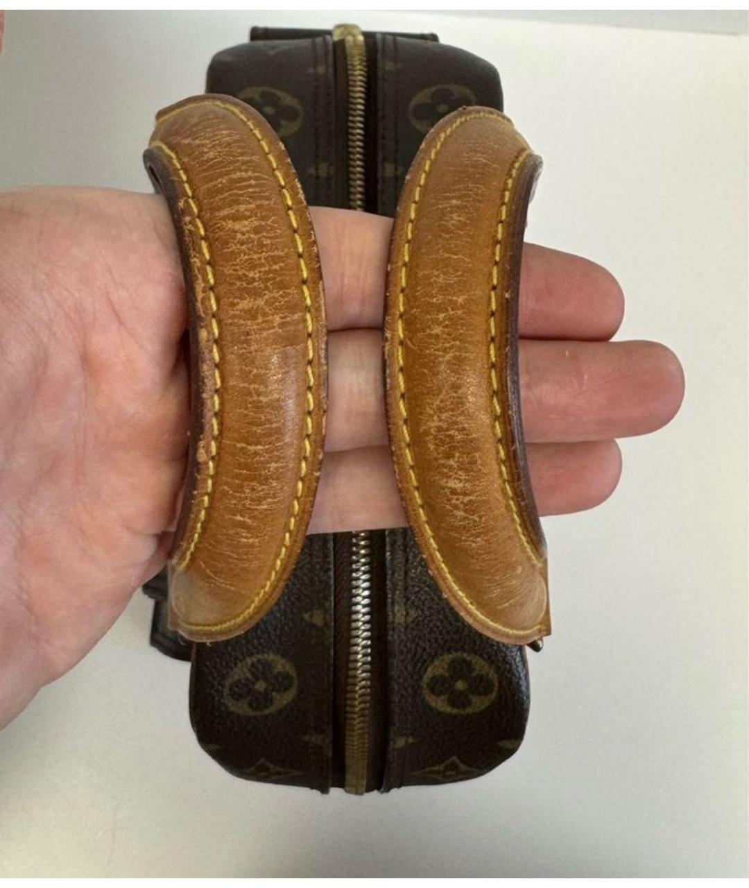 LOUIS VUITTON Коричневая сумка с короткими ручками, фото 6