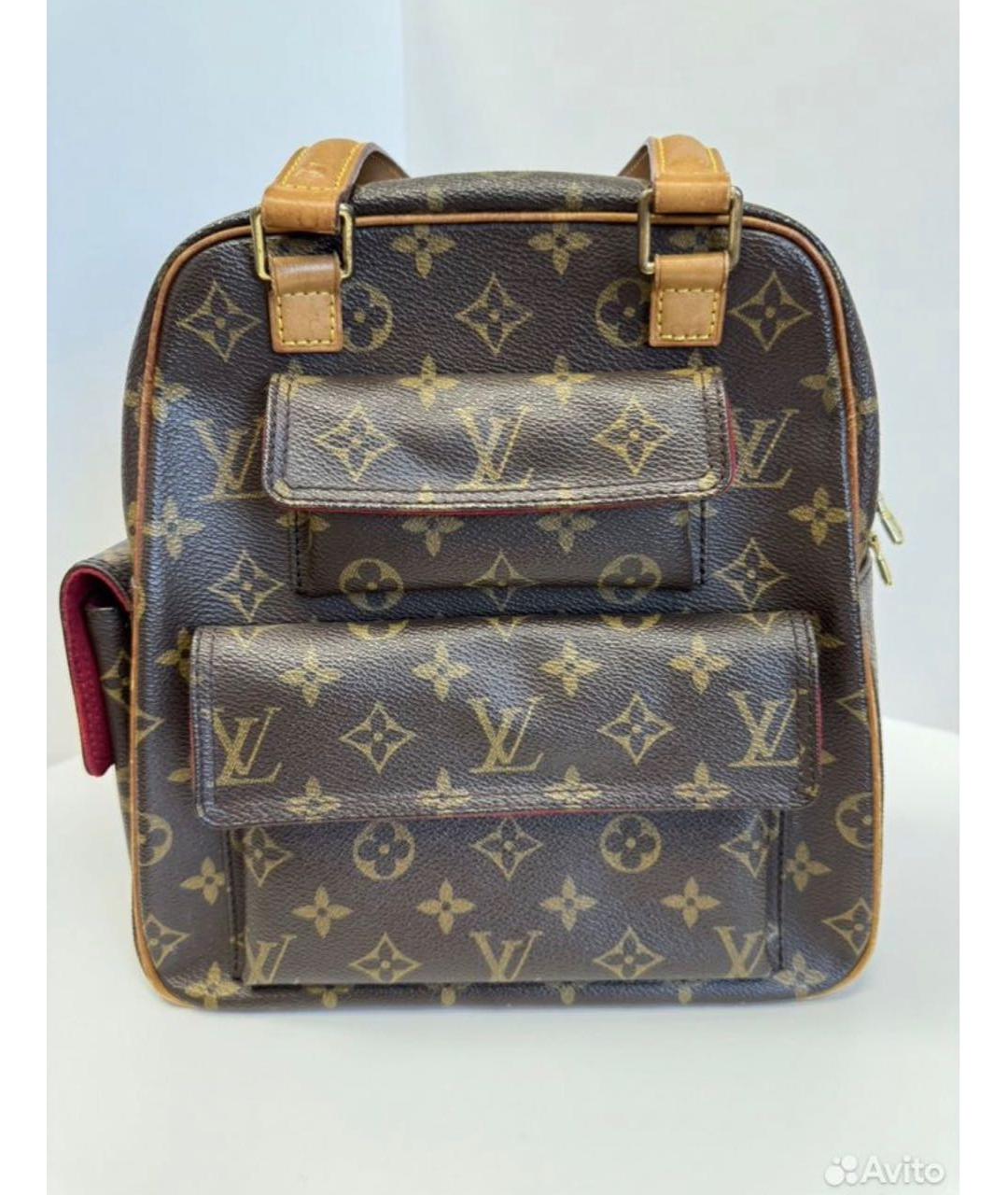 LOUIS VUITTON Коричневая сумка с короткими ручками, фото 8