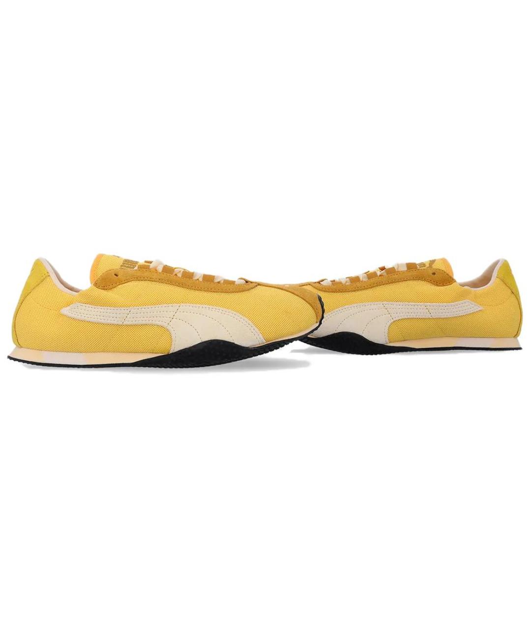PUMA Желтые текстильные кроссовки, фото 2