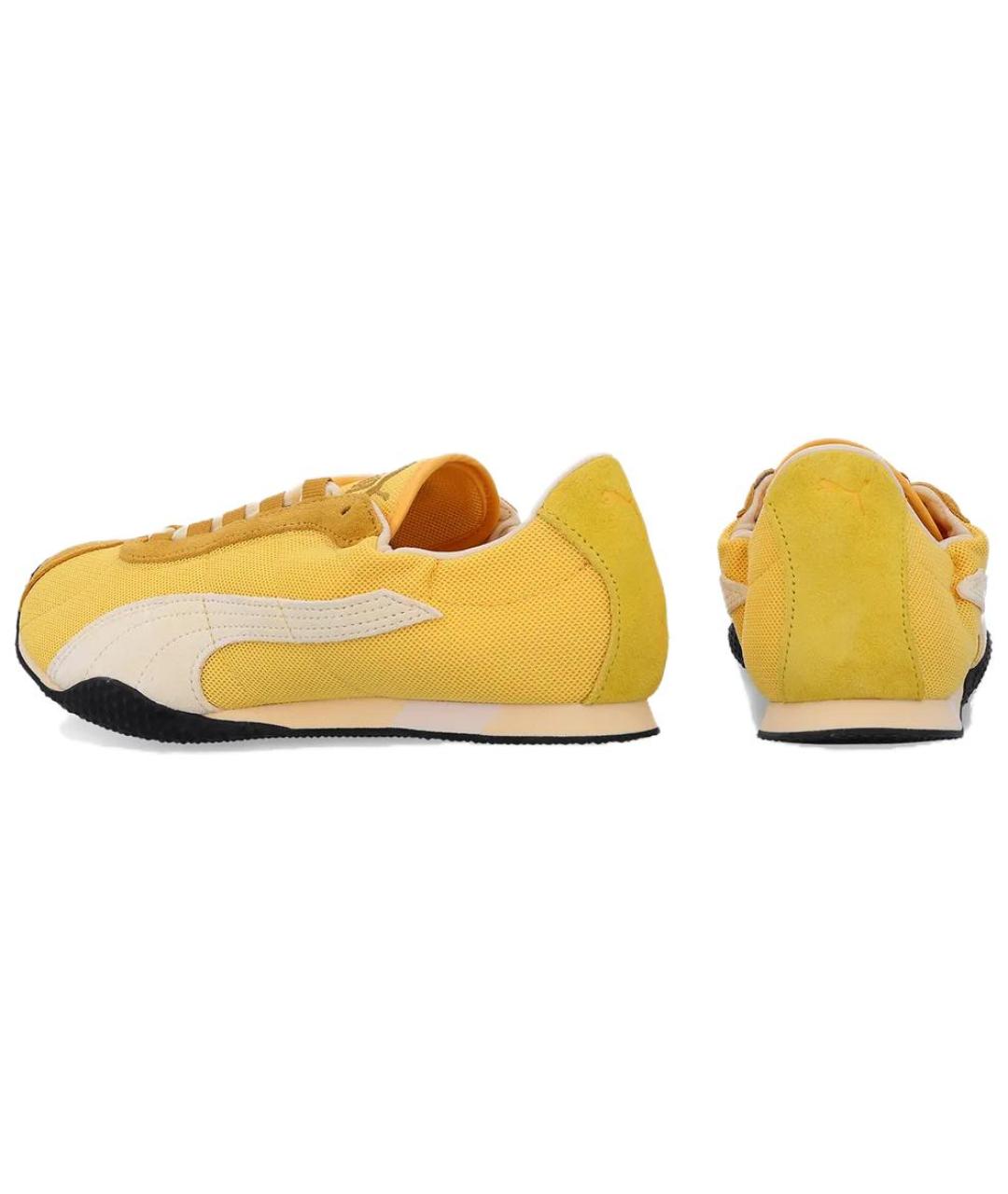 PUMA Желтые текстильные кроссовки, фото 4