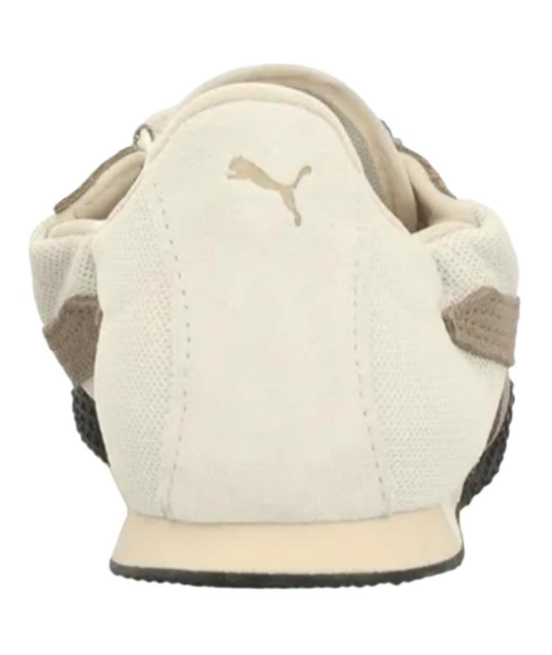 PUMA Бежевые текстильные кроссовки, фото 3
