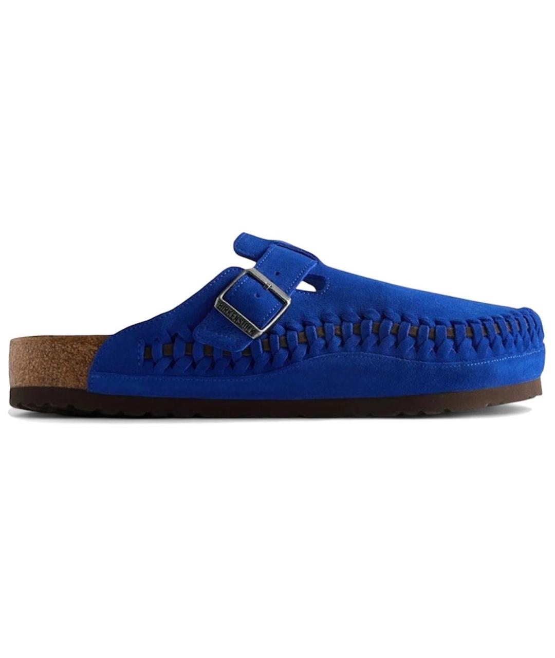 BIRKENSTOCK Синие замшевые сандалии, фото 3