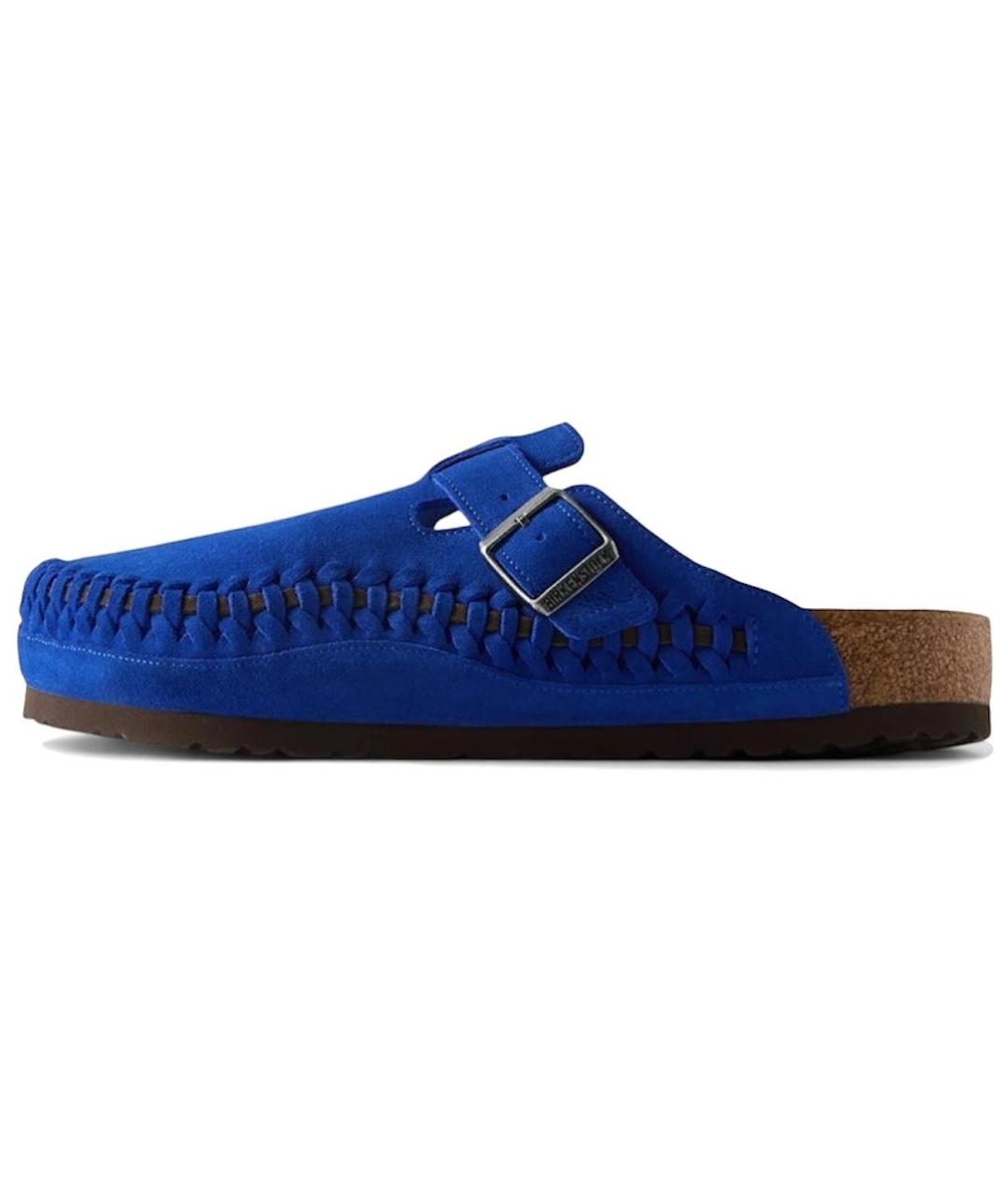 BIRKENSTOCK Синие замшевые сандалии, фото 2