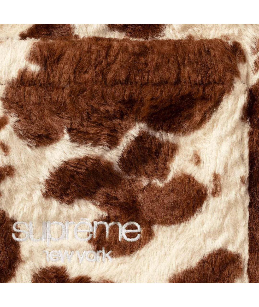SUPREME Коричневые шорты, фото 3