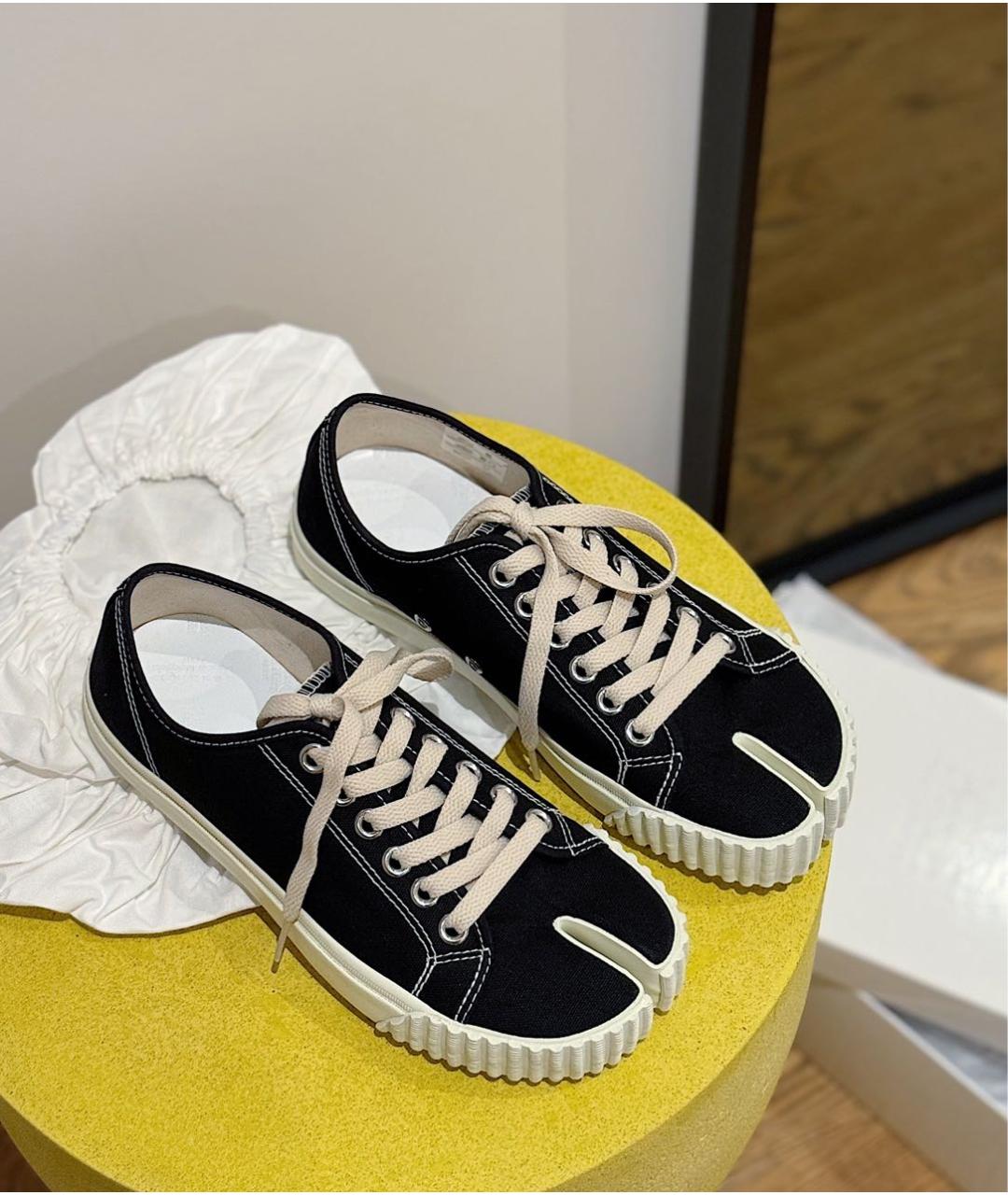 MAISON MARGIELA Черные кеды, фото 2