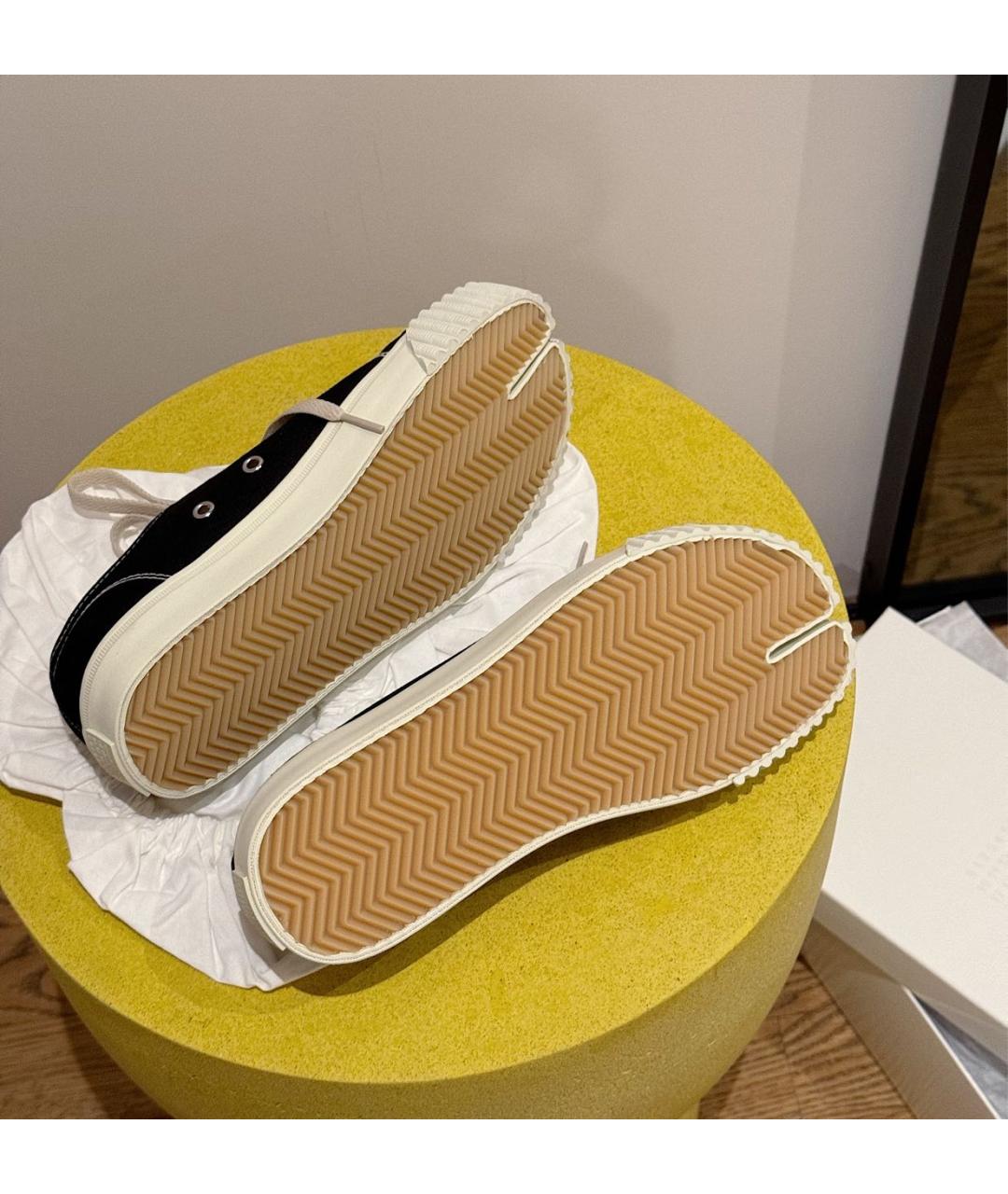 MAISON MARGIELA Черные кеды, фото 4