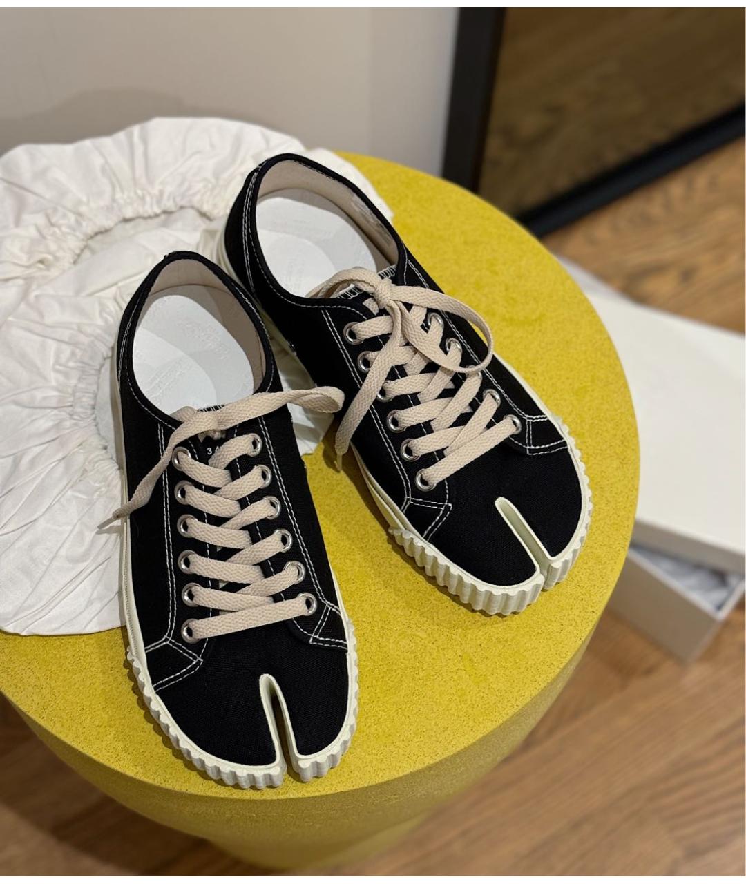 MAISON MARGIELA Черные кеды, фото 6