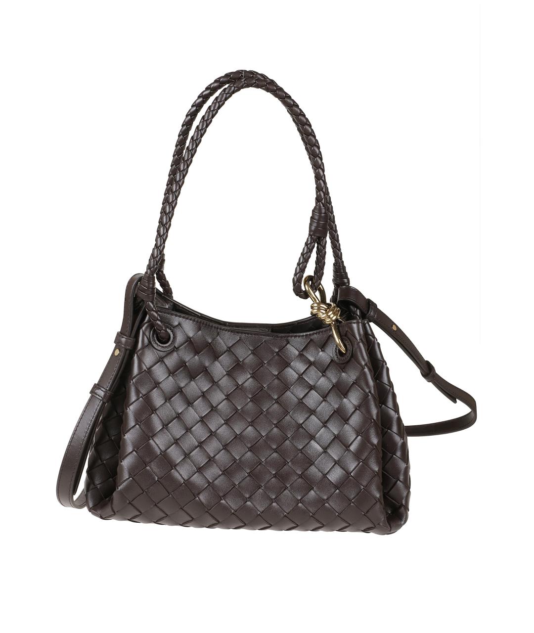 BOTTEGA VENETA Коричневая кожаная сумка тоут, фото 1